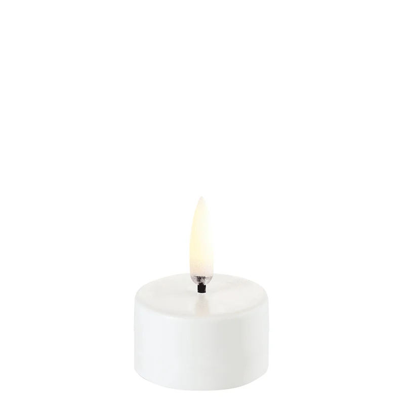 LED Echtwachs Teelicht Ø 4cm weiß - Uyuni