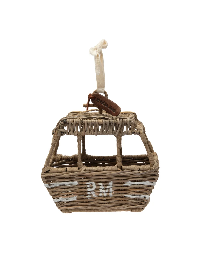 Weihnachtsbaumschmuck "Rustic Rattan Ski Lift Ornament" von Rivièra Maison