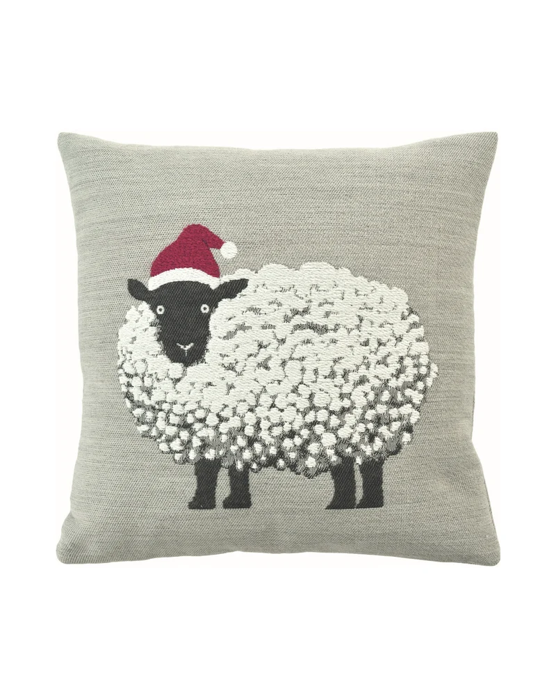 Weihnachtsschaf Kissenbezug "Baa 45x45" von Sander Table + Home