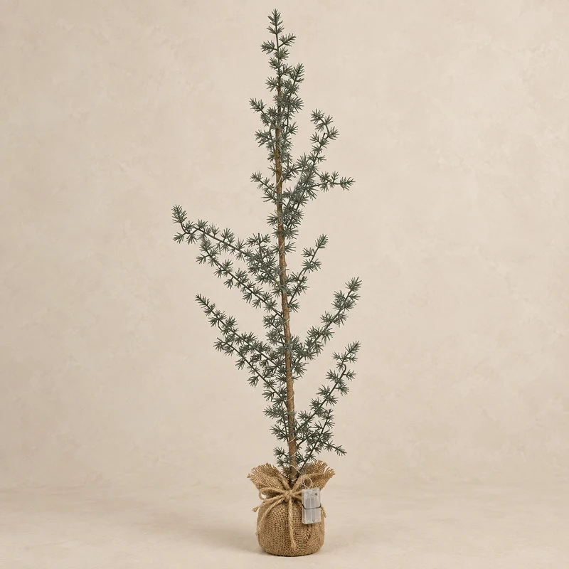 LED Tannenbaum Zeder „Cedar Light“ Grün 95cm mit Timer