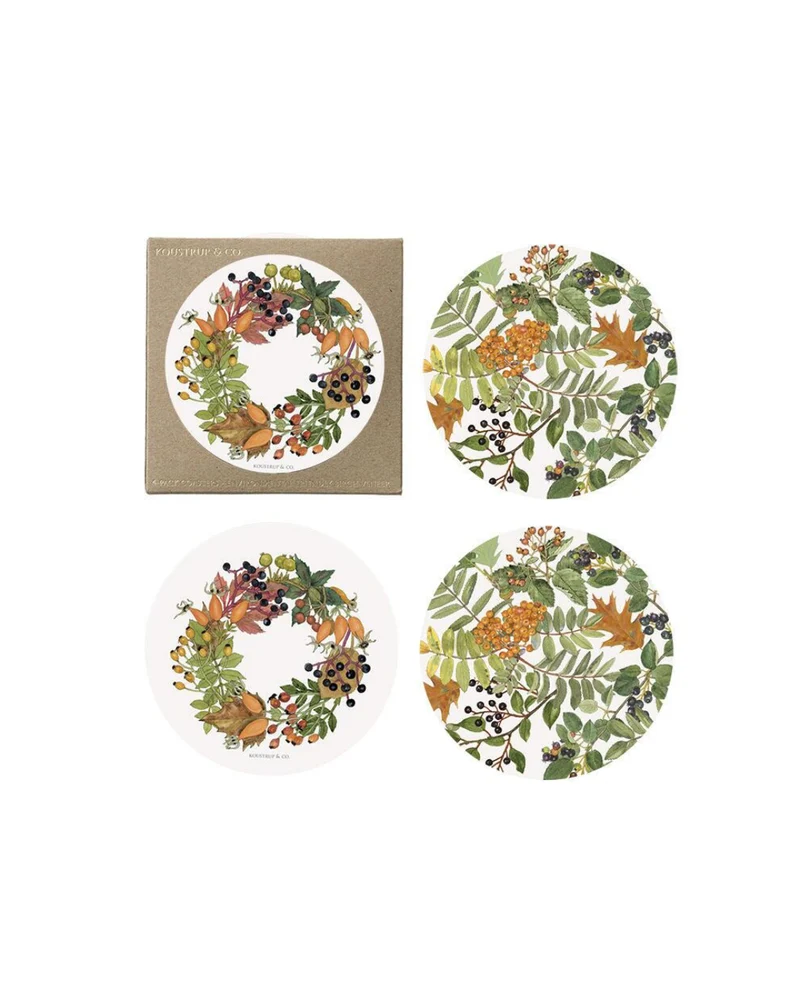 Herbst Untersetzer "Autumn" 4er-Set von Koustrup & Co