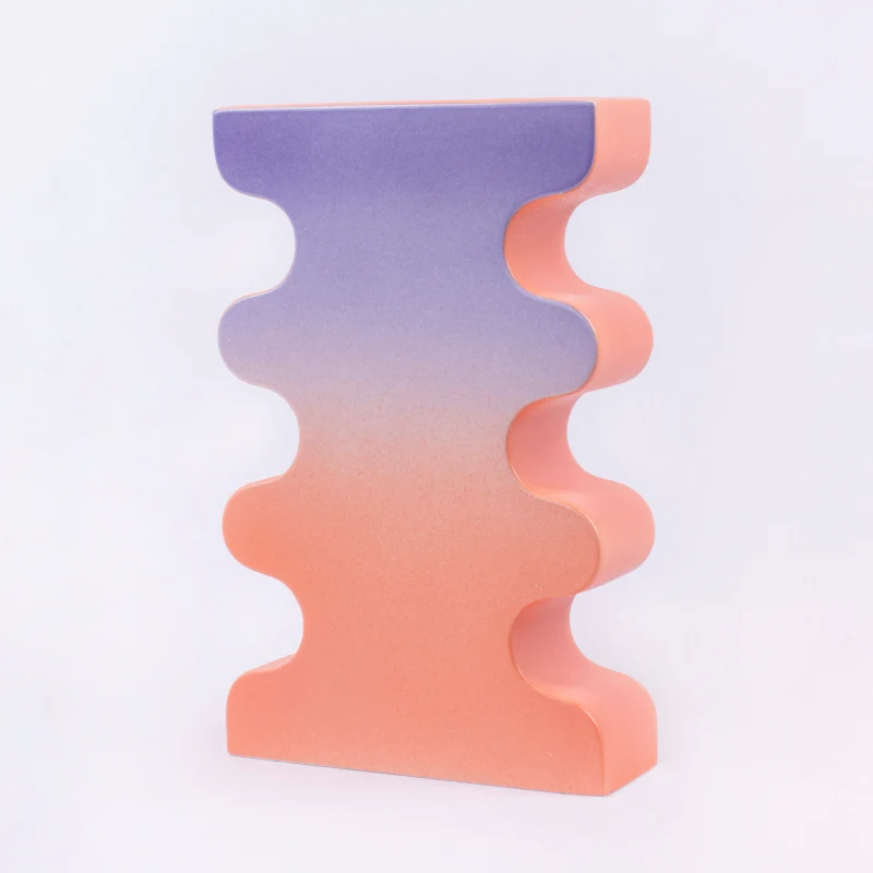 Vase Barva 4 Lila/Apricot - Pani Jurek