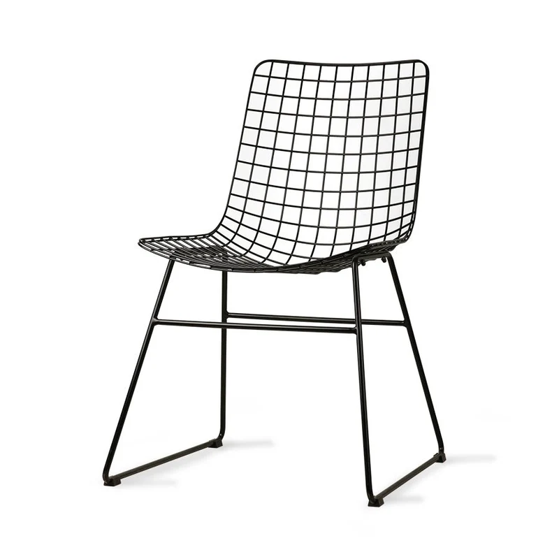 Stuhl Metall Wire schwarz - HKliving