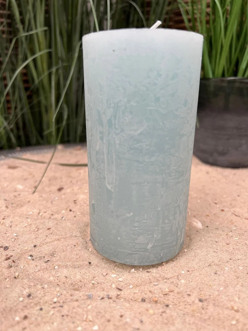 Hellblaue Kerze von Rivièra Maison