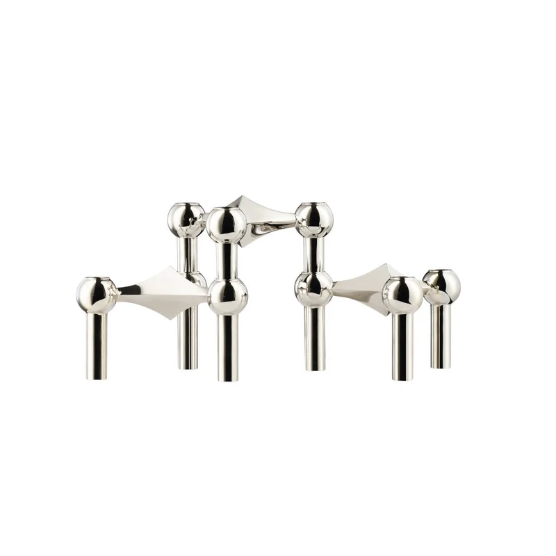 Kerzenhalter 3er Set - Stoff Nagel