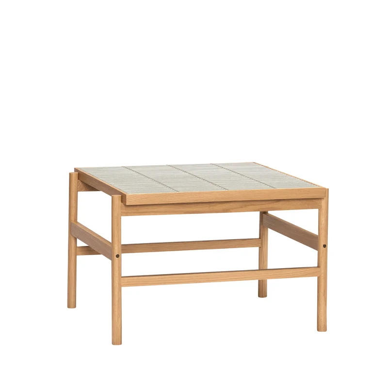 Tile Couchtisch Large 66 x 61 Mint/Naturfarben - Hübsch