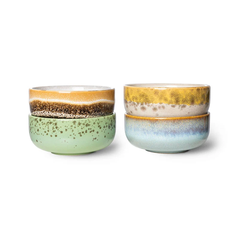 4er Set Dip Schälchen 70s Ceramics Castor - HKliving