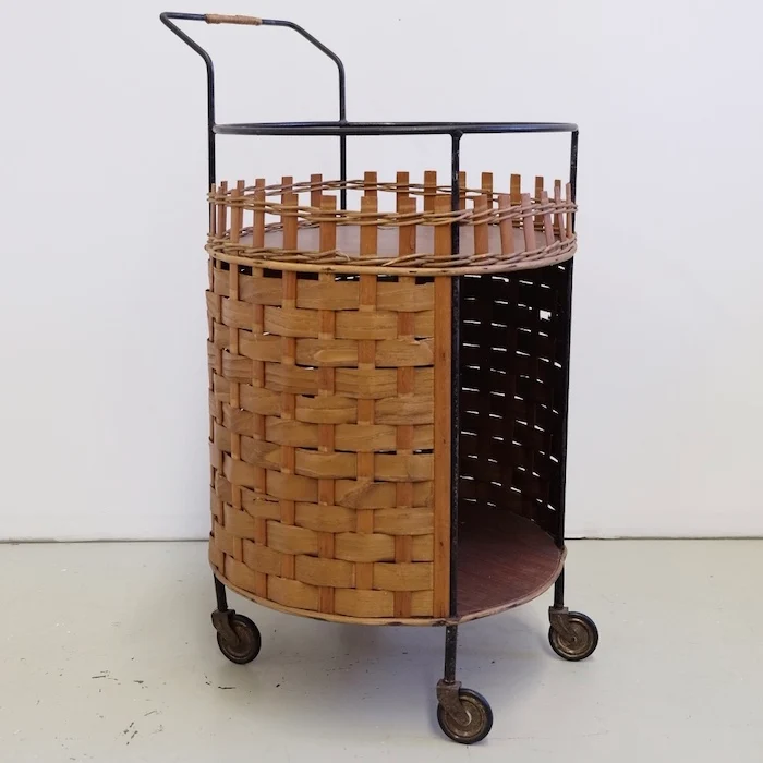 Barwagen rund - Midcentury Servierwagen