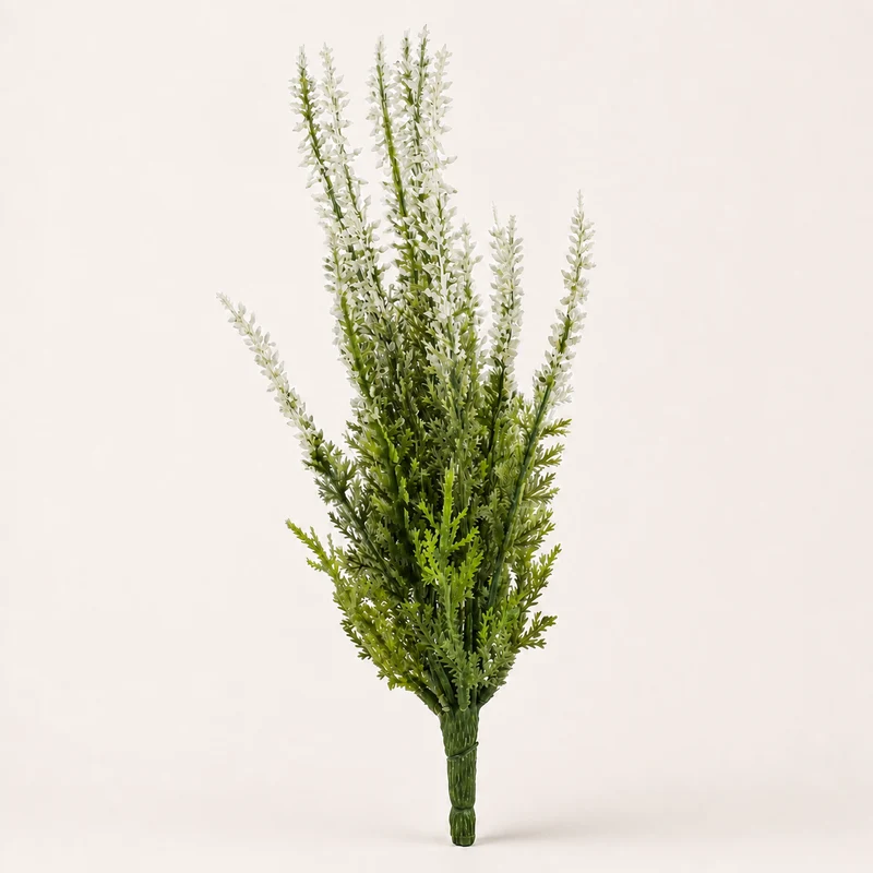 Erika Kunstpflanze "Heather" Creme 28cm