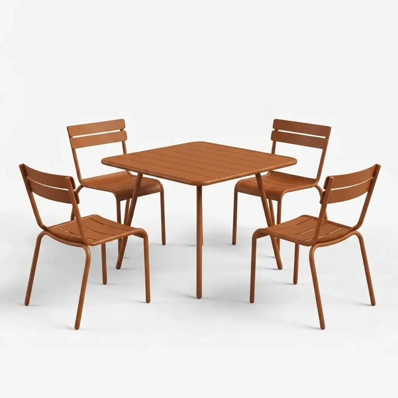 Fermob Luxembourg Gartenmöbelset (Tisch + 4 Stühle)