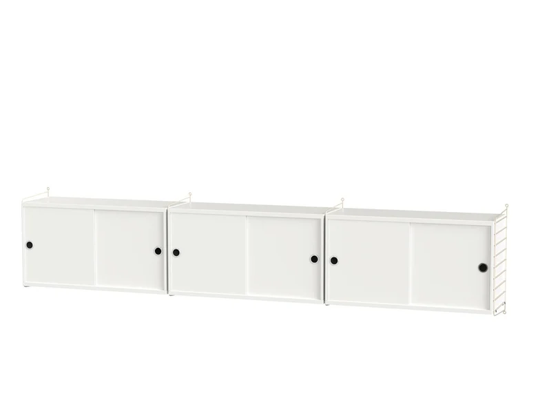 Wohnzimmer Komplettset D - Regalsystem - Stringfurniture