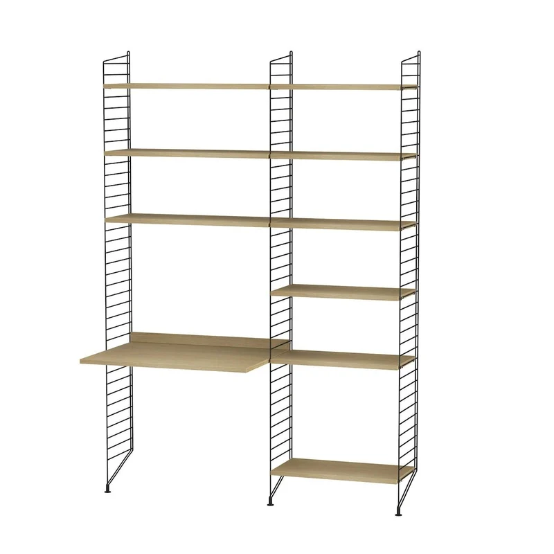 Arbeitsplatz B Komplettset - Regalsystem - Stringfurniture