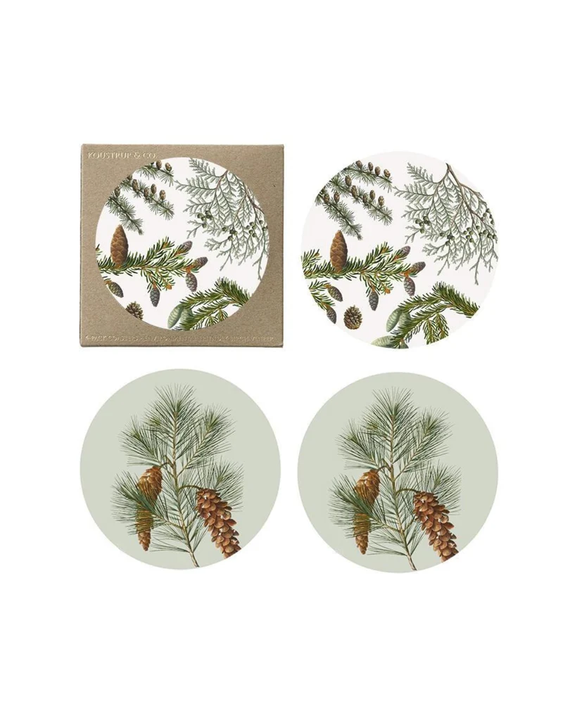 Untersetzer "Pine Trees" 4er-Set von Koustrup & Co.