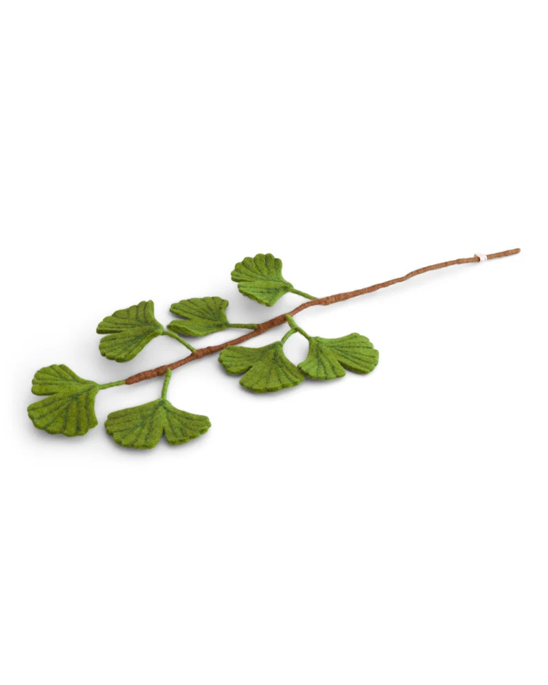 Filzblume "Ginkgo Biloba Ast" von Gry & Sif