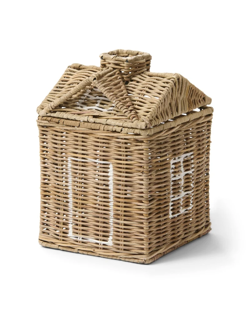 Rustic Rattan "House Tissue Box" von Rivièra Maison