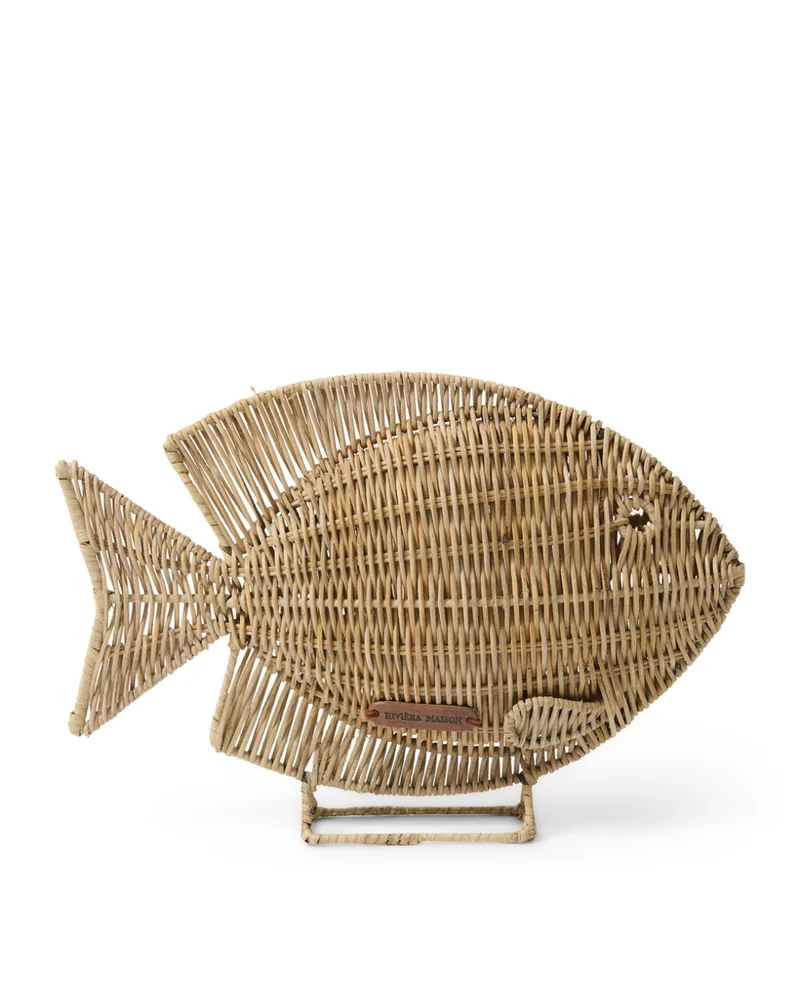 Rustic Rattan "Isola Fish Statue" von Rivièra Maison