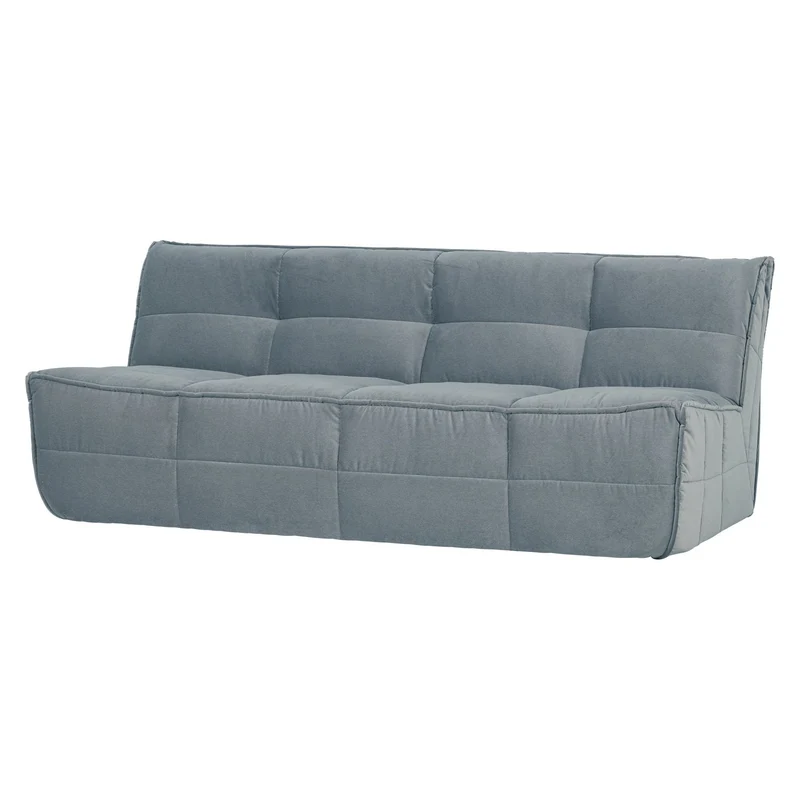 Sofa 3-Sitzer Cluster Samt Türkisblau - VT Wonen