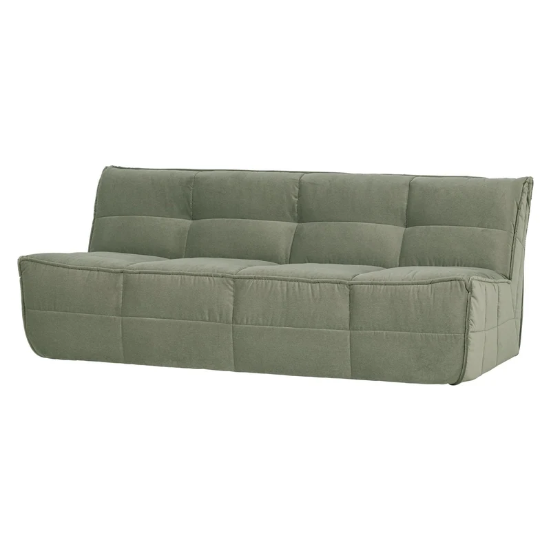 Sofa 3-Sitzer Cluster Samt Pistaziengrün - VT Wonen
