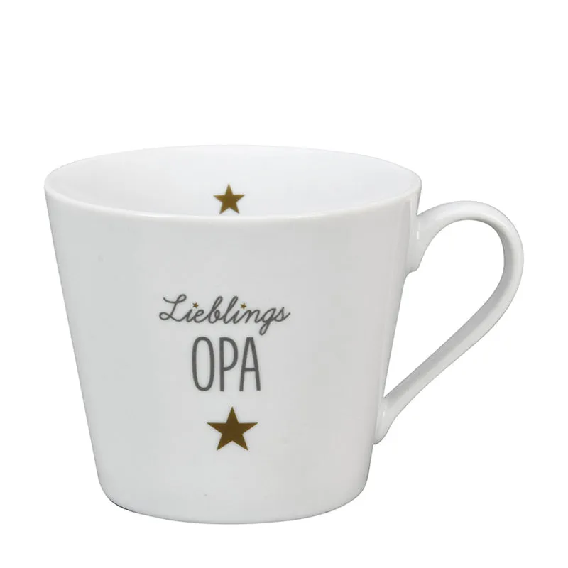 Krasilnikoff Happy Cup Lieblingsopa Weiß