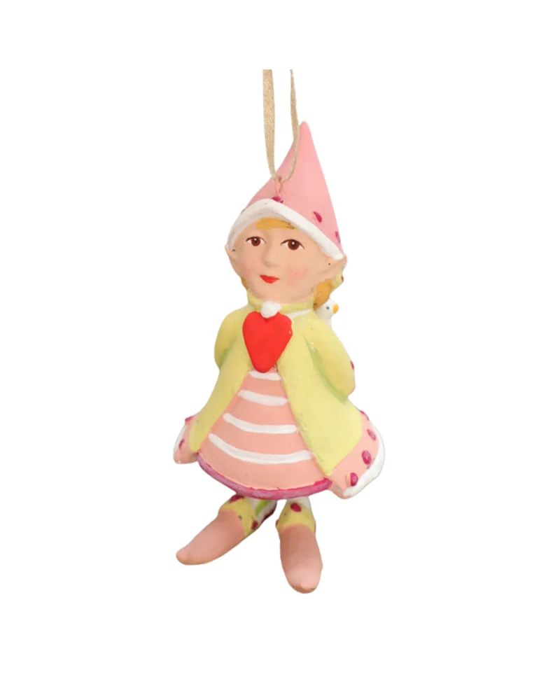 Elfen Krinkle "Cupid's Heart Elf" von Patience Brewster