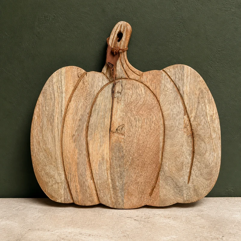 Brett Tablett Deko "Pumpkin" Holz 46cm