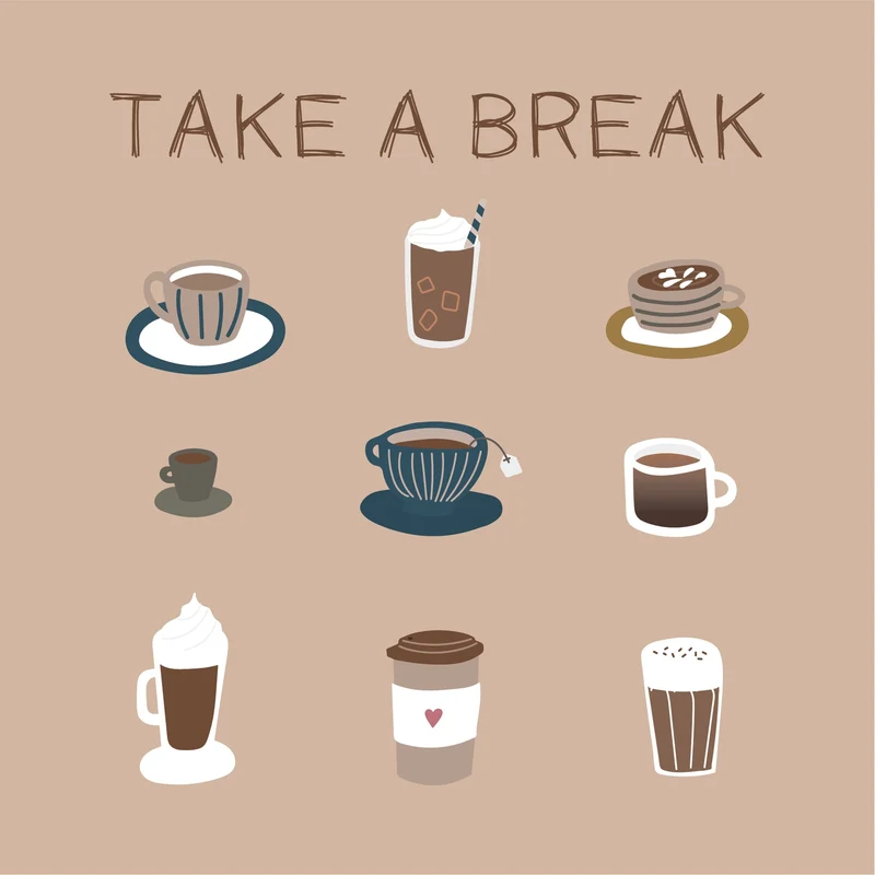 Serviette "Take a Break" Papier 20 Stck 33cm
