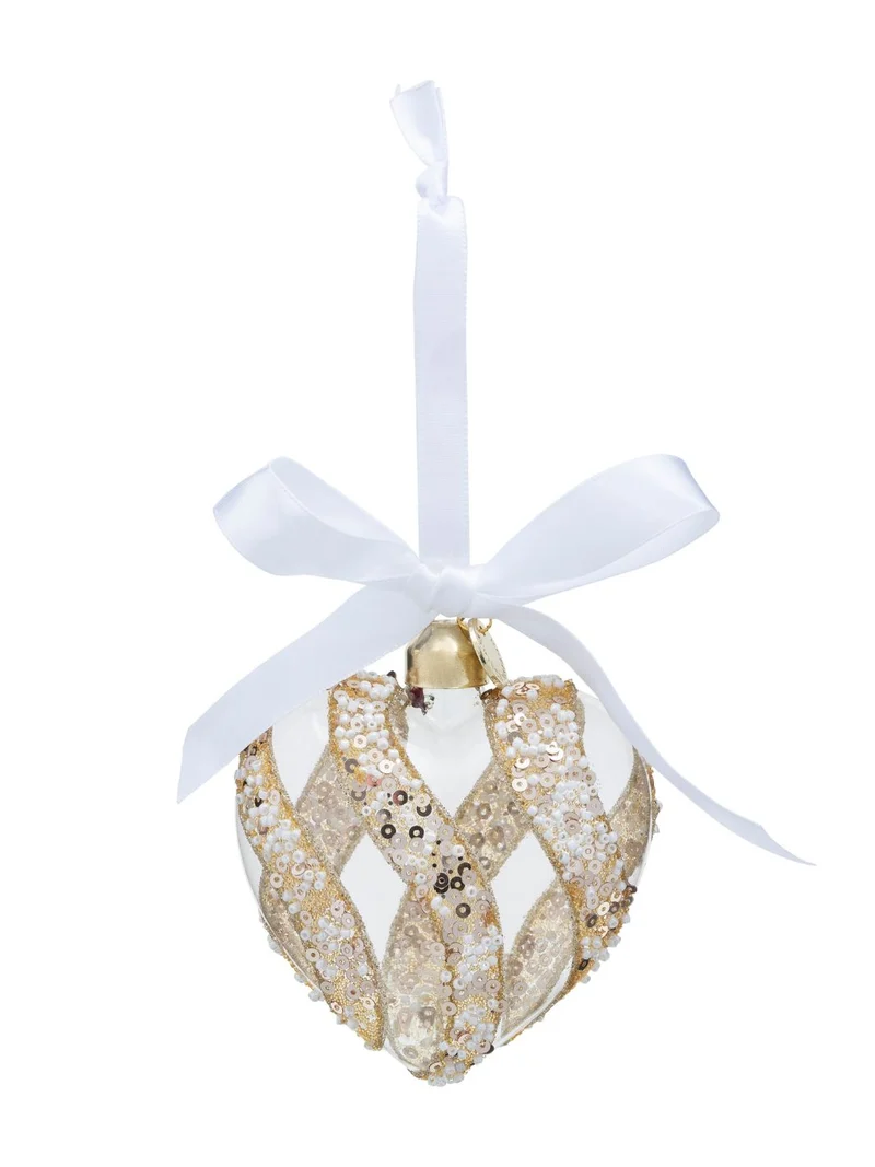 Ornament Fülle dein Herz in gold von Rivièra Maison