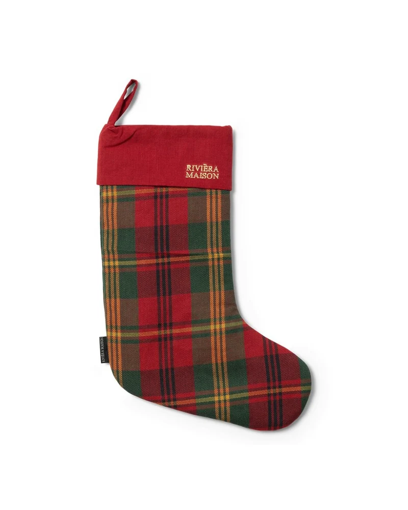 Weihnachtssocke "RM Classic Tartan Christmas Stocking" von Rivièra Maison