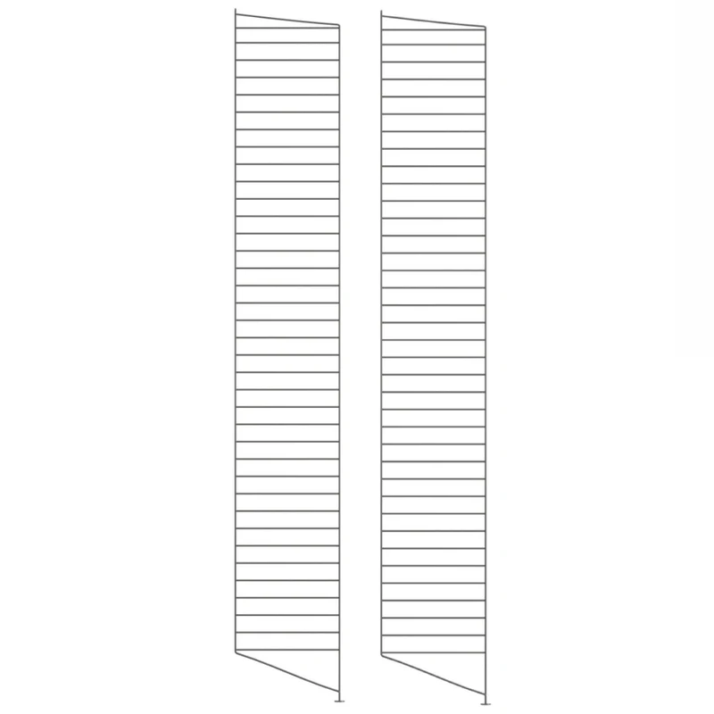 Bodenleiter 200x30cm Dunkelgrau - Regalsystem - String Furniture