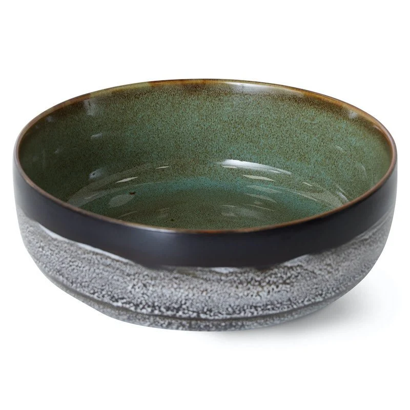 HKliving Salatschüssel 70s Ceramics Rock On – Ø 30 cm Stoneware