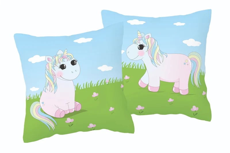 Kinder Kissen-Set "Einhorn Rainbow"