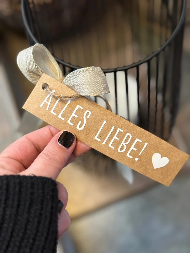 Aufkleber "Liebste Grüße"