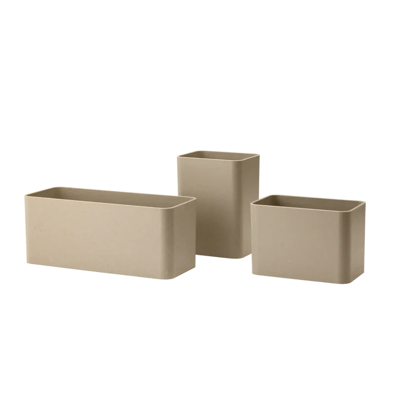 Organizer Beige – String Furniture Regalsystem (3er Set)
