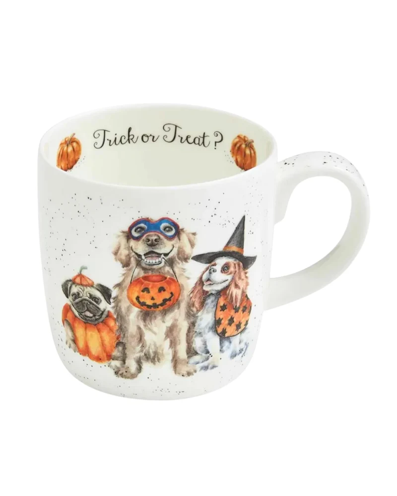 Große Halloween-Tasse "Trick or Treat" von Wrendale Designs