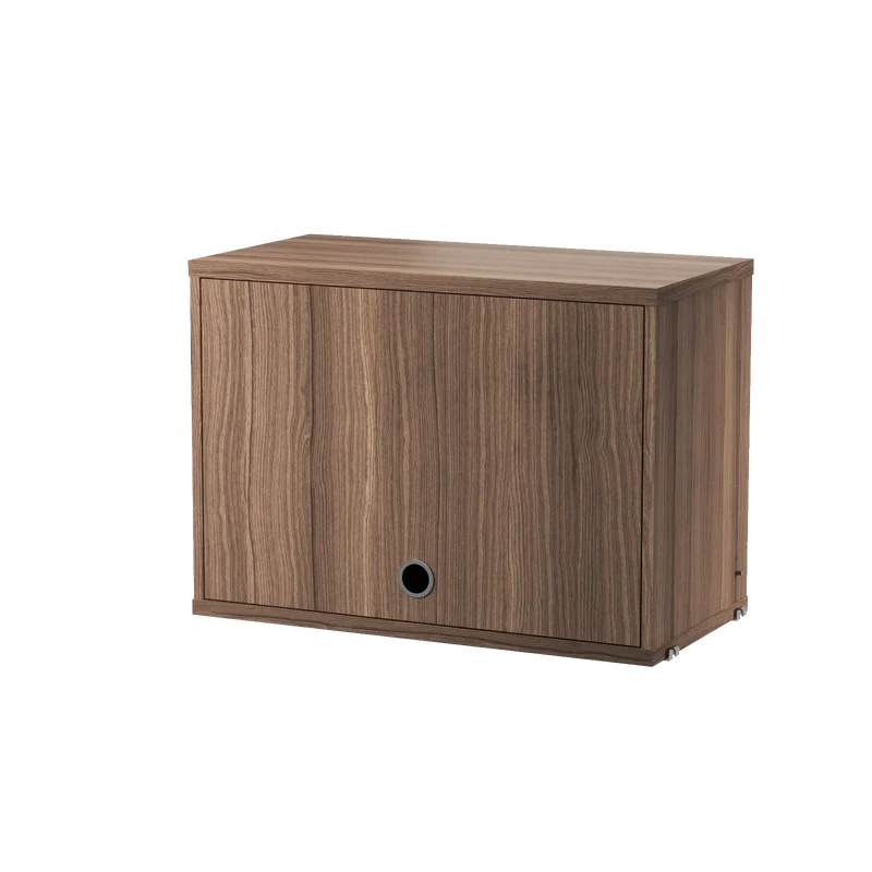 Schrank mit Klapptür 58x30cm Walnuss – String Furniture