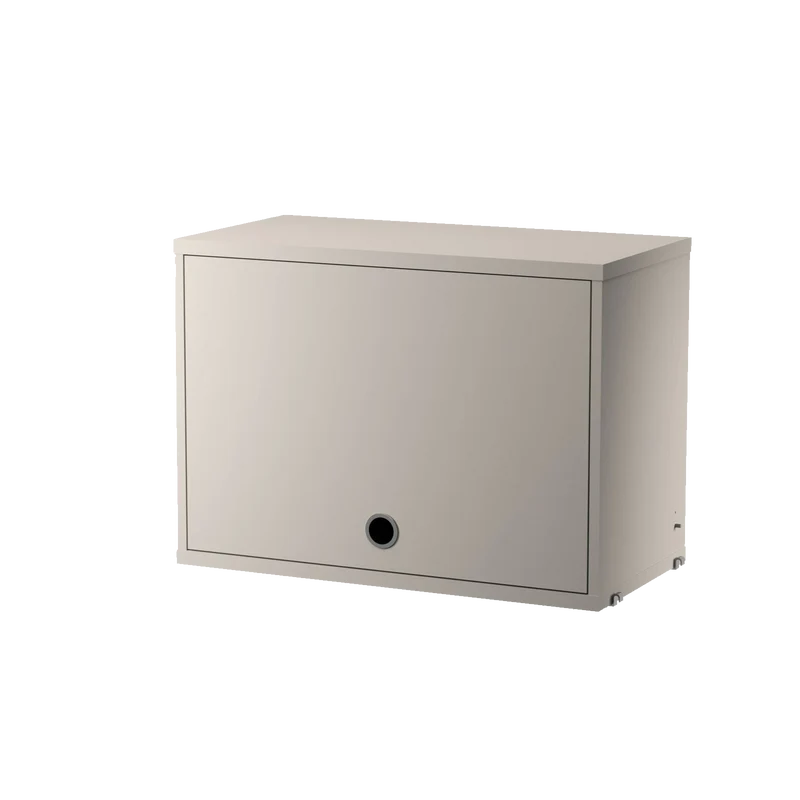 Schrank mit Klapptür 58x30cm Beige – String Furniture