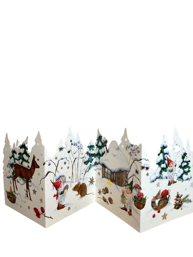 Lichtersilhouette Weihnachtswichtel vom Grätz Verlag