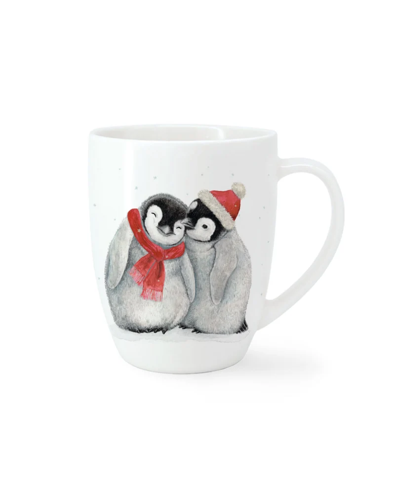 Pinguin Weihnachtstasse "Christmas Penguins" von Maluu