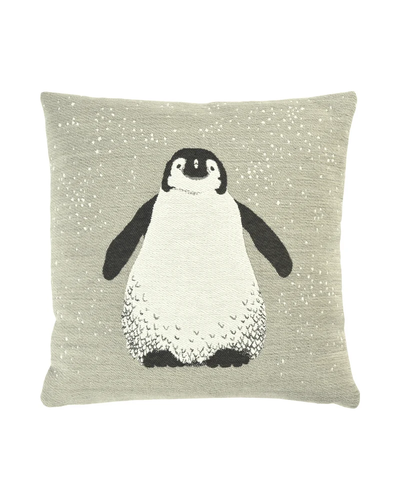 Pinguin Kissenbezug "Ping 45x45" von Sander Table + Home