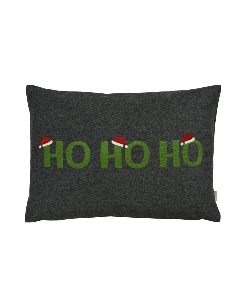 Weihnachtlicher Kissenbezug "Ho Ho Ho 34x50" von Sander Table + Home