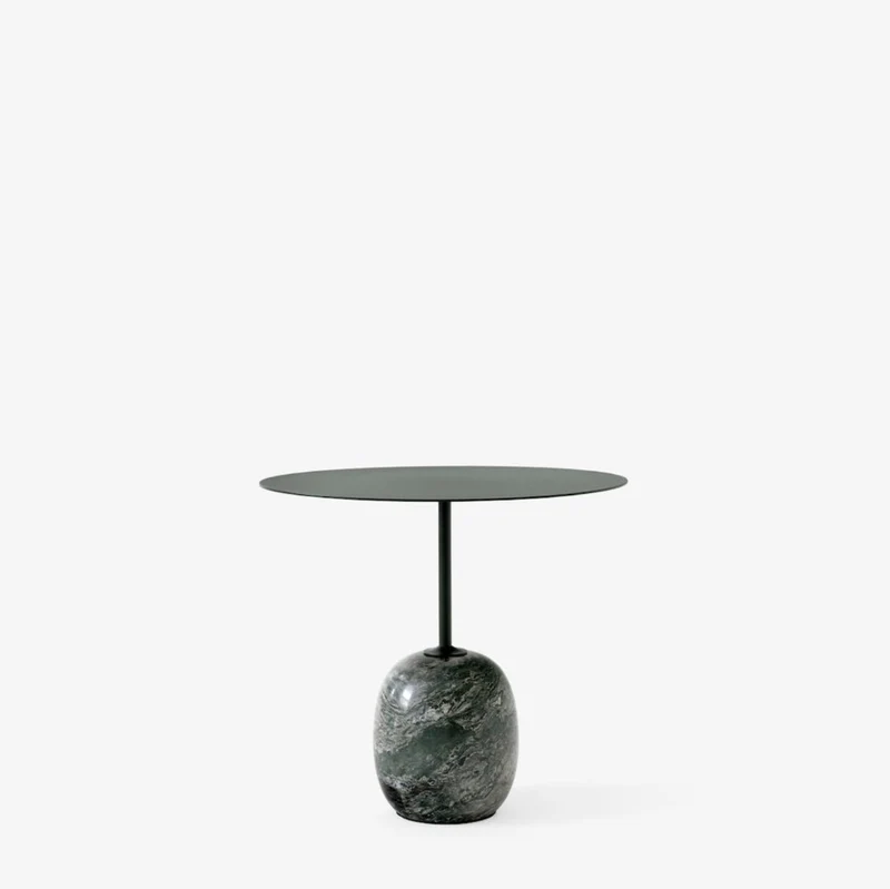 Beistelltisch Lato LN9 oval Deep Green/Verde Alpi - &Tradition