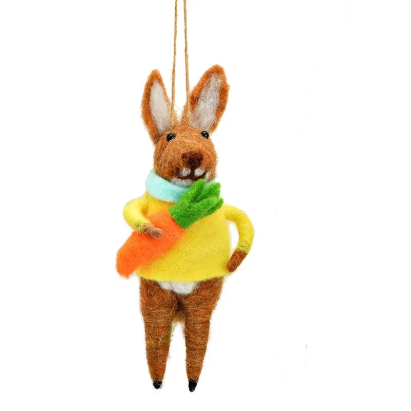 Filz-Hase Anhänger Opa