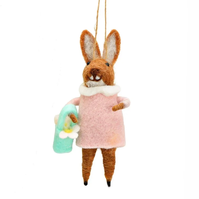 Filz-Hase Anhänger Oma