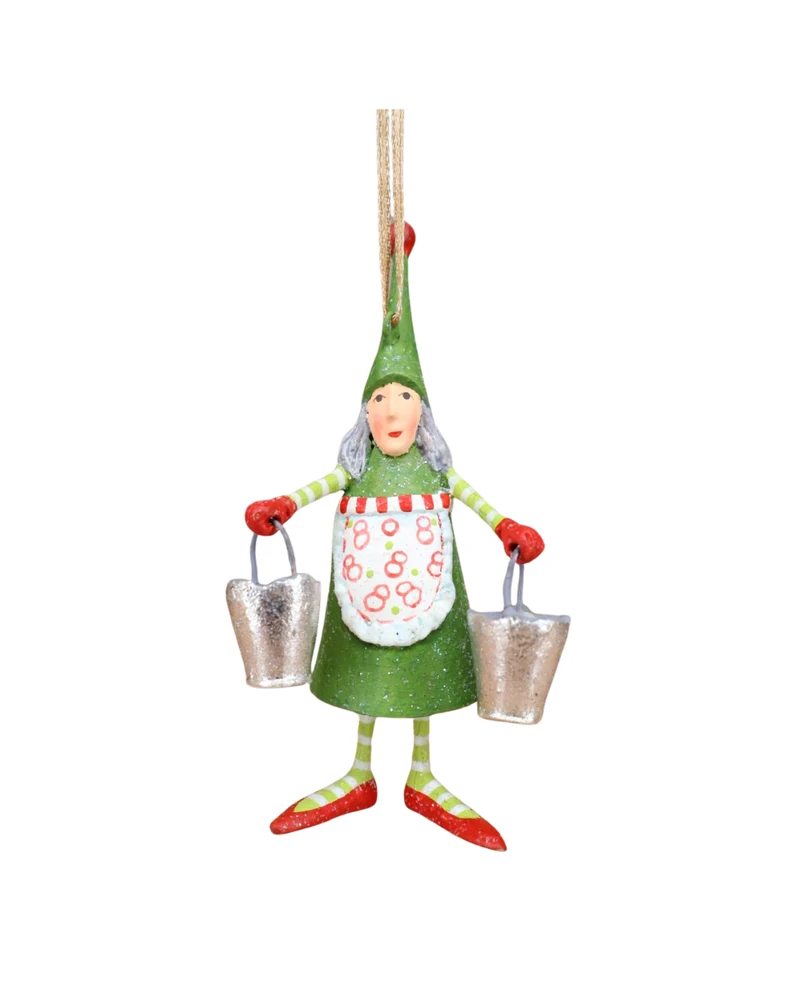 Tannenbaum Krinkle "Mini Maid A Milking" von Patience Brewster