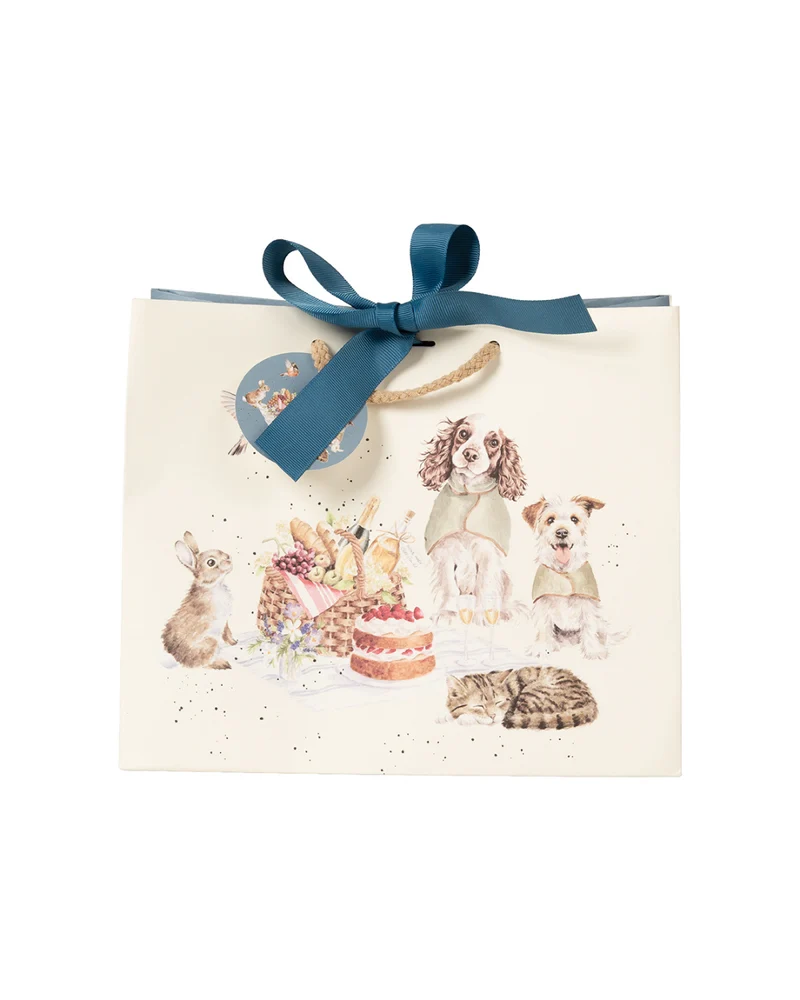 Picknick Geschenktasche M "The Hoppy Picnic" von Wrendale Designs