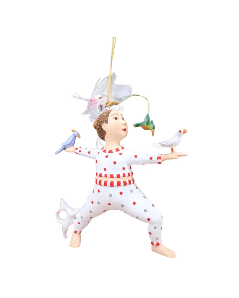 Vogelfrau Krinkle "Hannah with Hummingbird Dristi" von Patience Brewster