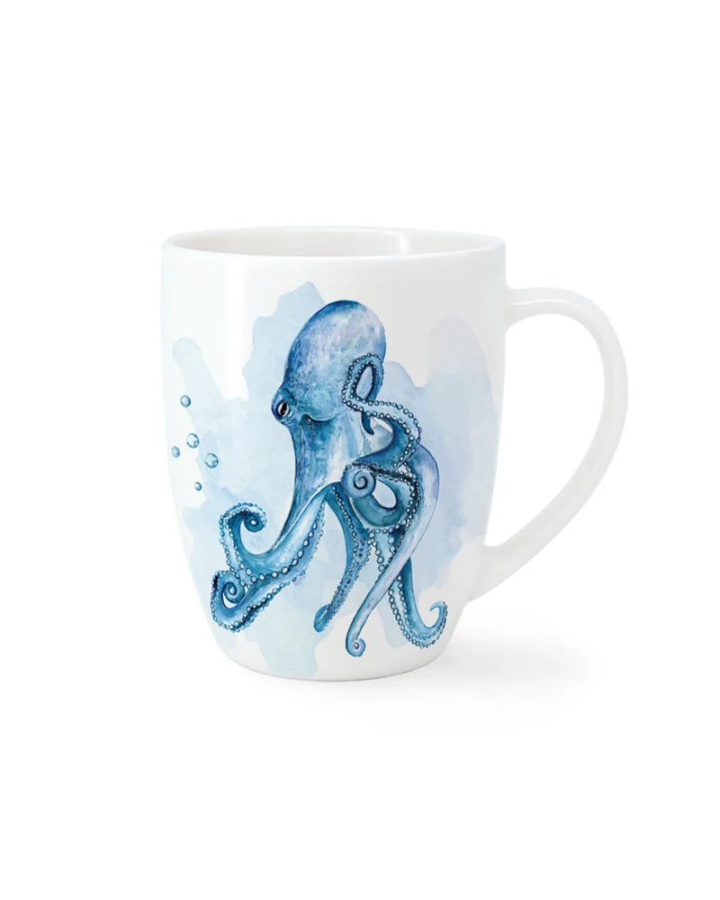 Oktopus und Quallen Tasse "Octopus & Jellyfish" von Maluu