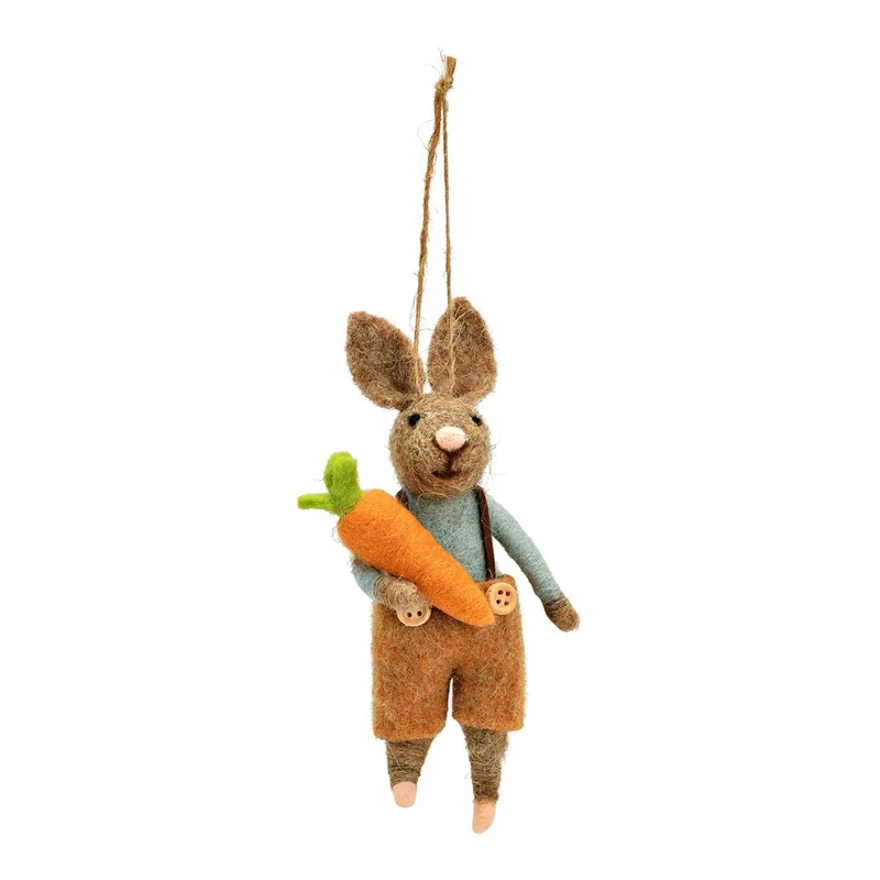 Filz-Hase Anhänger Moehrenmann
