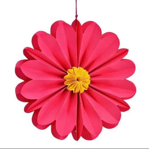 Papierblume Blomsterhult Pink