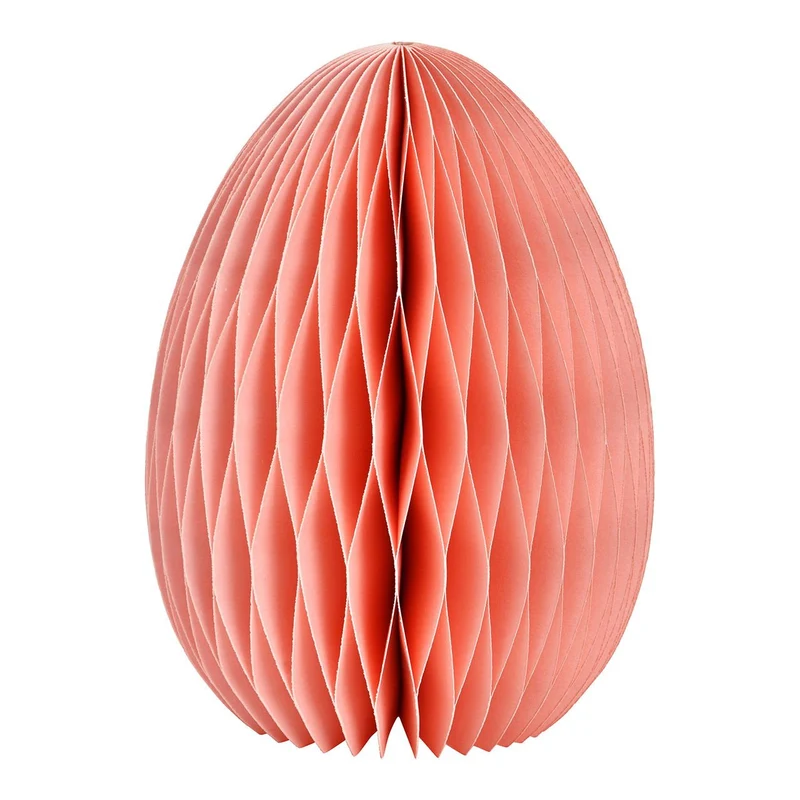Osterei Papier Rosa medium Honeycomb